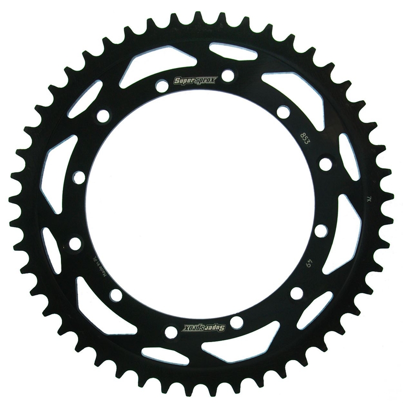 Rear sprocket SUPERSPROX black 49T, 520