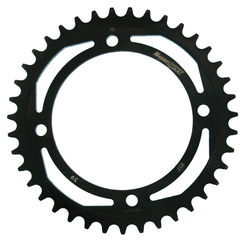 Rear sprocket SUPERSPROX black 39T, 520