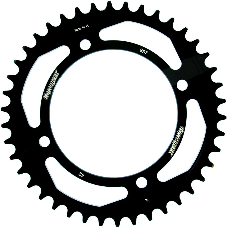 Rear sprocket SUPERSPROX black 42T, 520