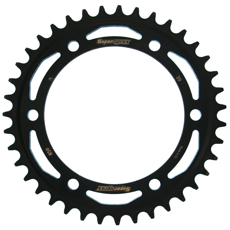 Rear sprocket SUPERSPROX black 39T, 530