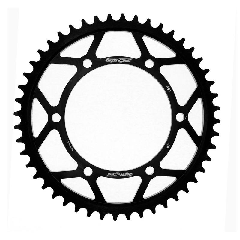 Rear sprocket SUPERSPROX black 48T, 530