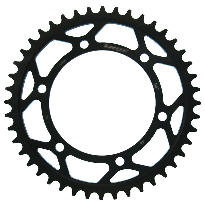 Rear sprocket SUPERSPROX black 44T, 525