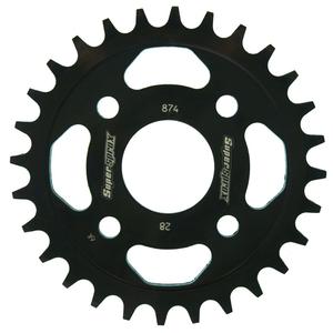 Rear sprocket SUPERSPROX RFE-874:28-BLK black 28T, 520