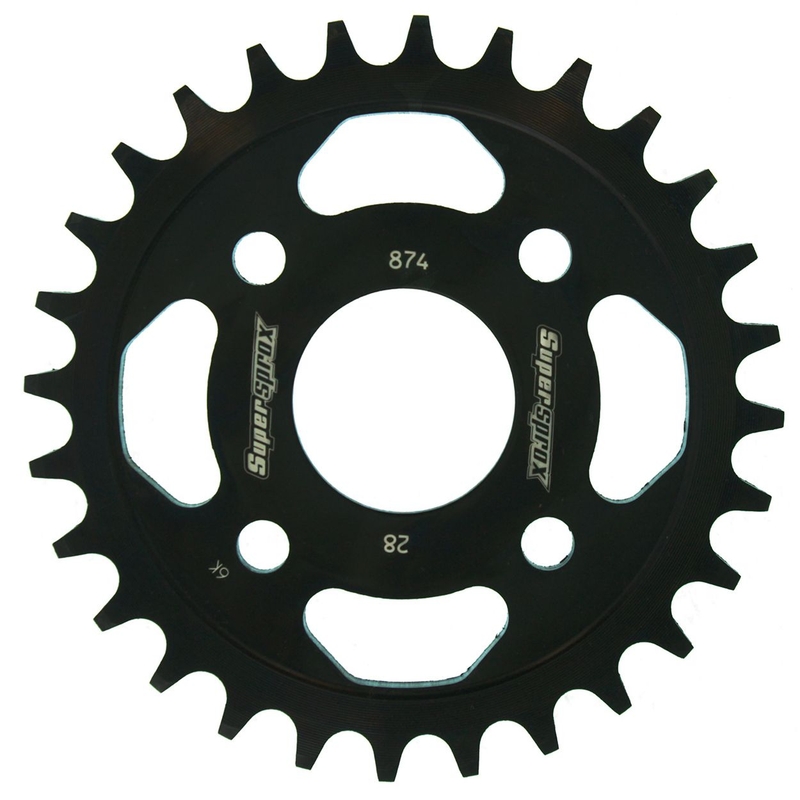 Rear sprocket SUPERSPROX black 28T, 520
