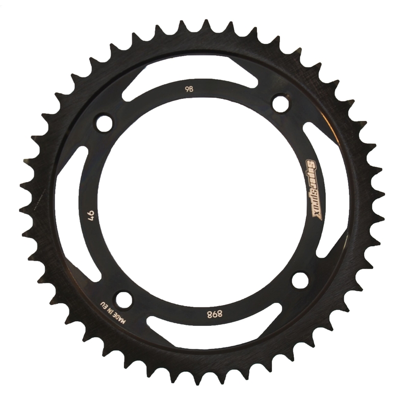 Rear sprocket SUPERSPROX black 46T, 428
