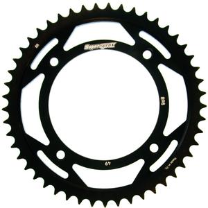Rear sprocket SUPERSPROX RFE-898:49-BLK black 49T, 428
