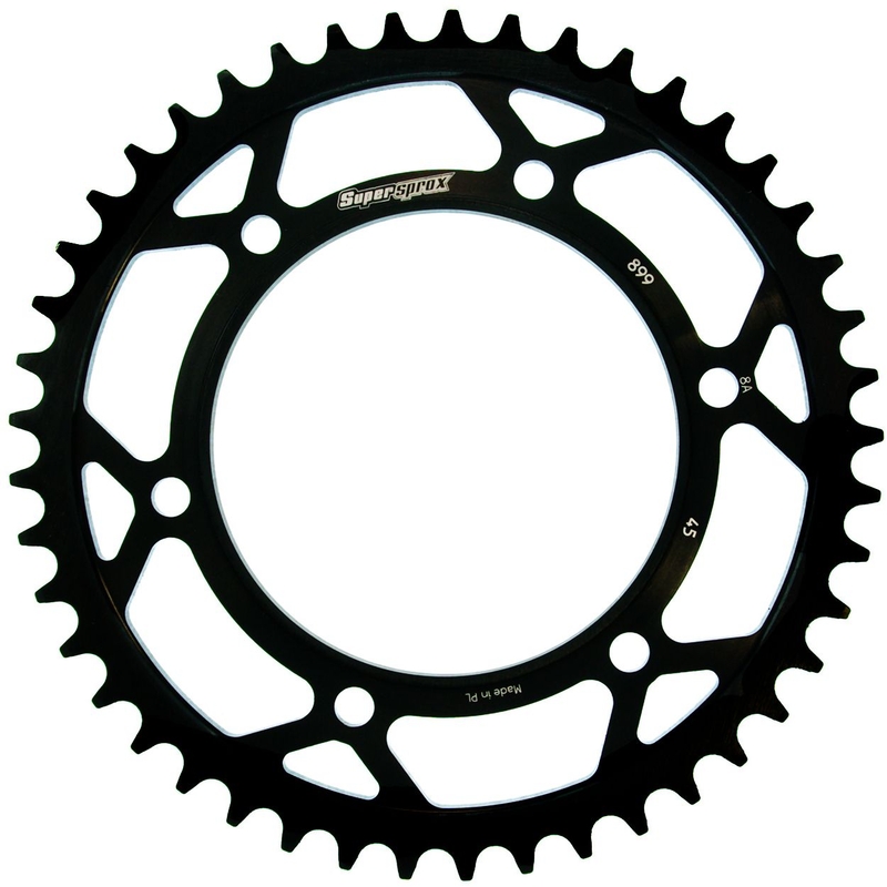 Rear sprocket SUPERSPROX black 45T, 525