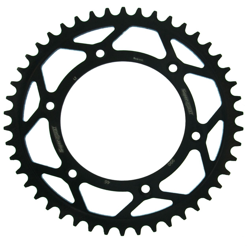 Rear sprocket SUPERSPROX black 46T, 520
