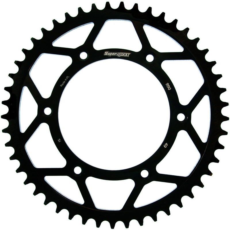 Rear sprocket SUPERSPROX black 49T, 520