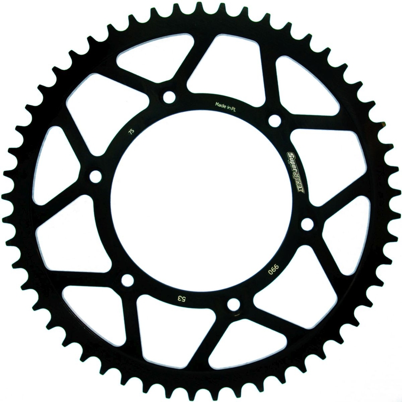 Rear sprocket SUPERSPROX black 53T, 520