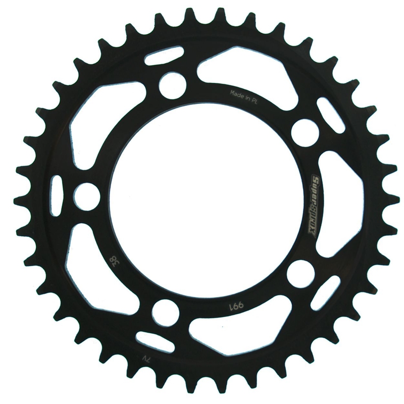 Rear sprocket SUPERSPROX black 38T, 525