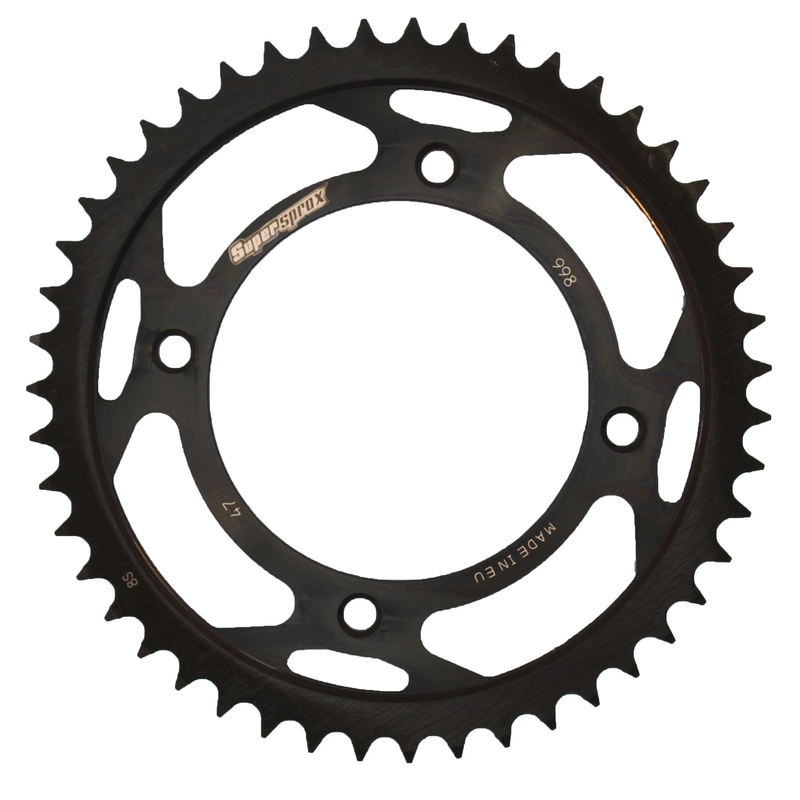 Rear sprocket SUPERSPROX black 47T, 428