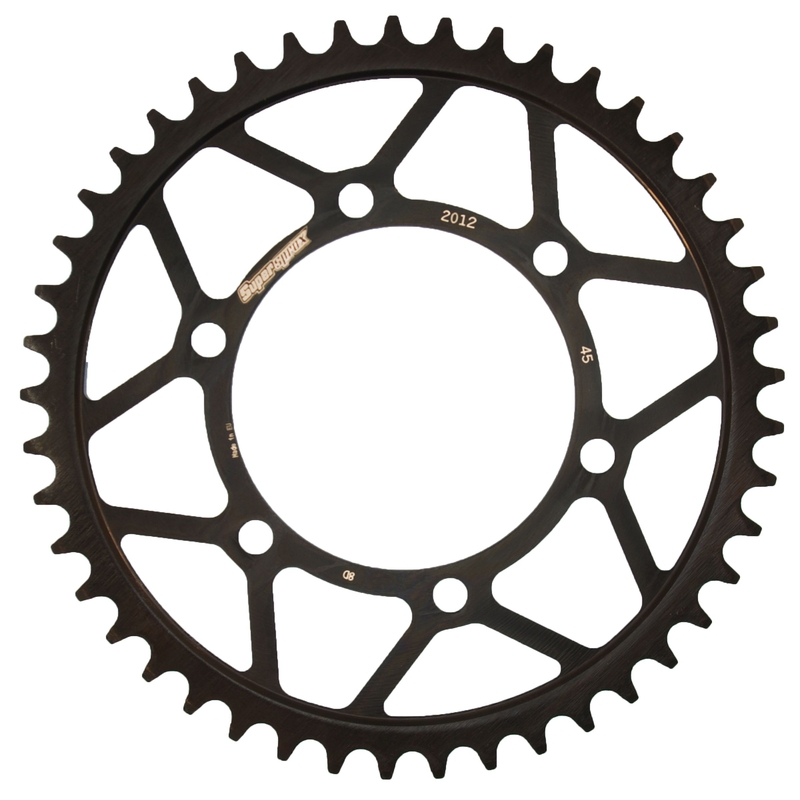 Rear sprocket SUPERSPROX black 45T, 525