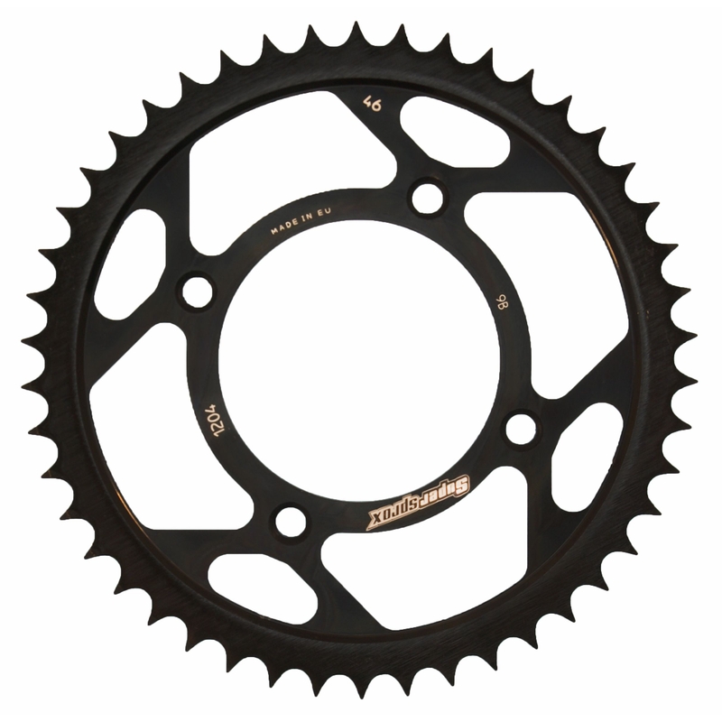 Rear sprocket SUPERSPROX black 46T, 428