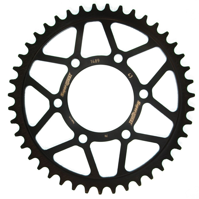 Rear sprocket SUPERSPROX black 43T, 525