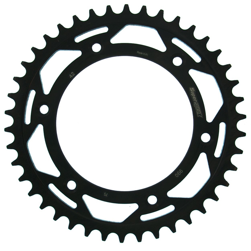 Rear sprocket SUPERSPROX black 42T, 520