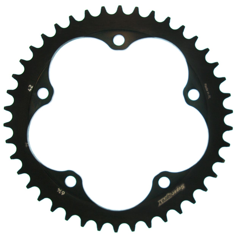 Rear sprocket SUPERSPROX black 42T, 525