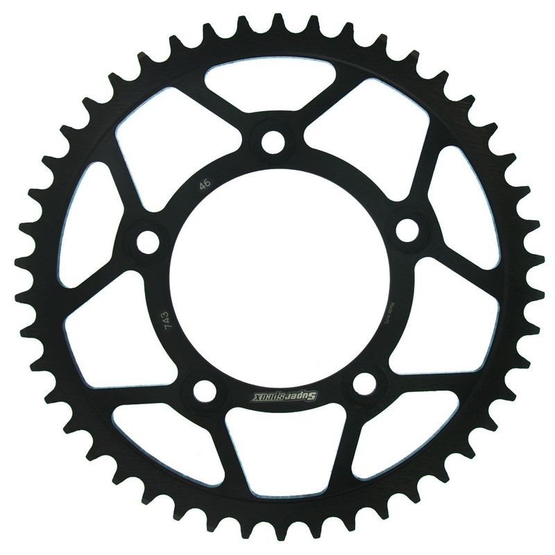 Rear sprocket SUPERSPROX black 46T, 520