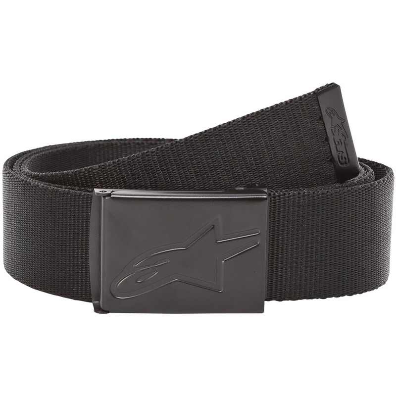 Pasek tekstylny z czarną klamrą Alpinestars Friction czarny