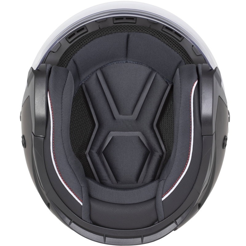 Kask motocyklowy Cassida Reflex 2.0 Solid Open Face, matowy, czarno-ciemnoszary