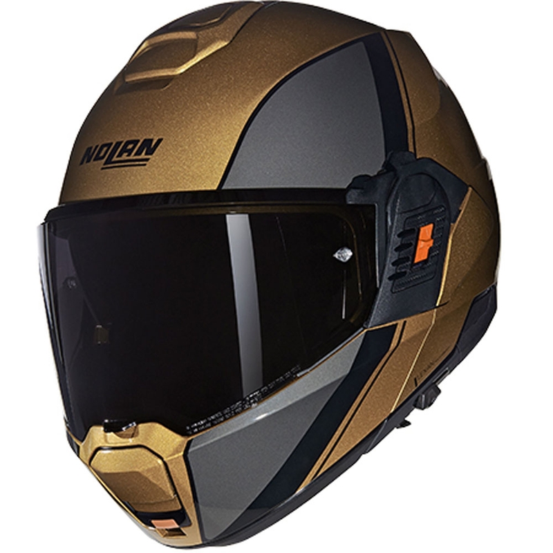 Kask motocyklowy typu flip-up Nolan N120-1 Verniciatura Speciale N-COM 342 piaskowo-czarny