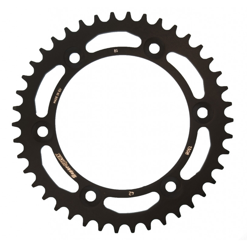 Rear ALU sprocket SUPERSPROX black 42T, 520