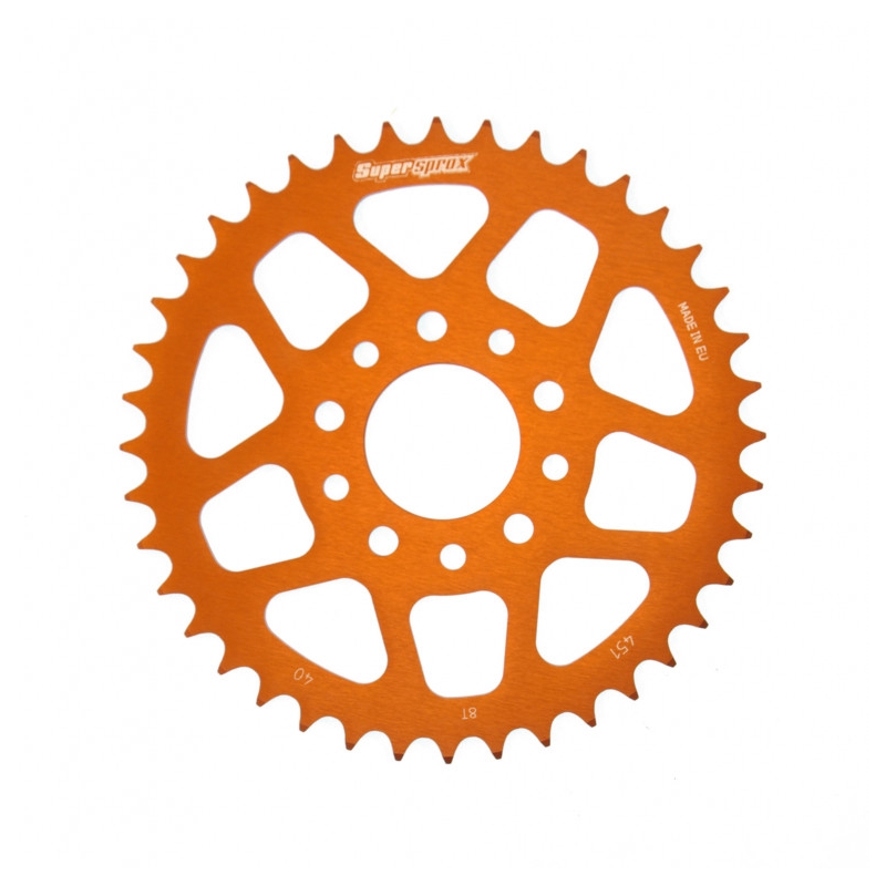 Rear ALU sprocket SUPERSPROX orange 40T, 415