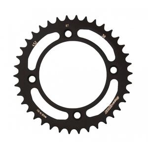 Rear ALU sprocket SUPERSPROX RAL-452:38-BLK black 38T, 415