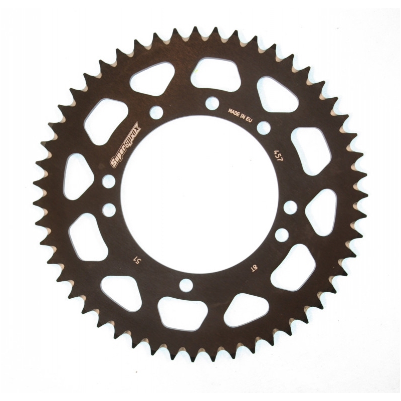 Rear ALU sprocket SUPERSPROX black 51T, 420