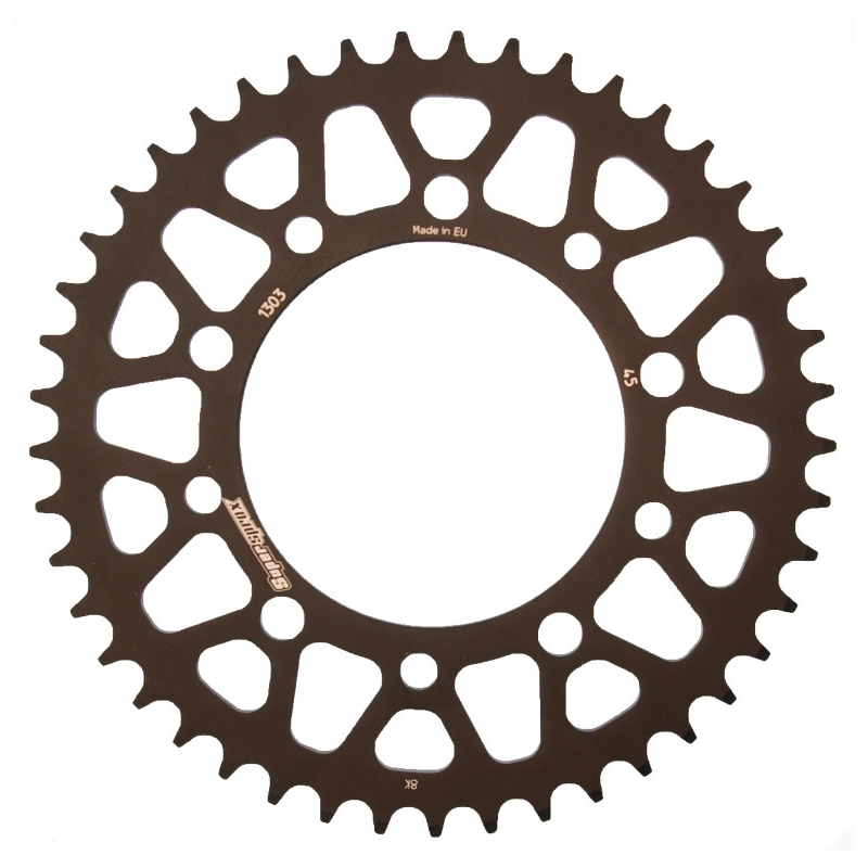 Rear ALU sprocket SUPERSPROX black 45T, 520