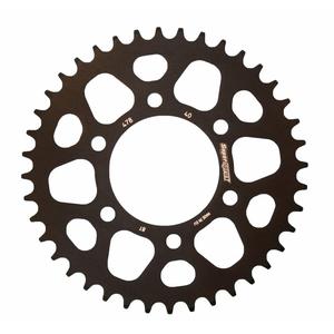 Rear ALU sprocket SUPERSPROX RAL-478:40-BLK black 40T, 520