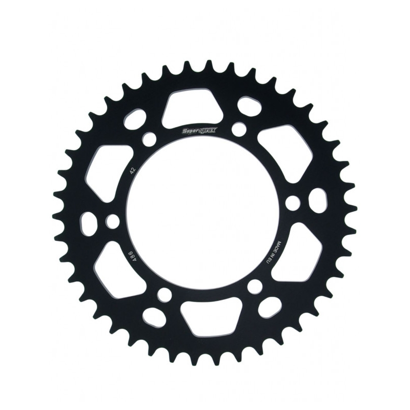 Rear ALU sprocket SUPERSPROX black 42T, 520