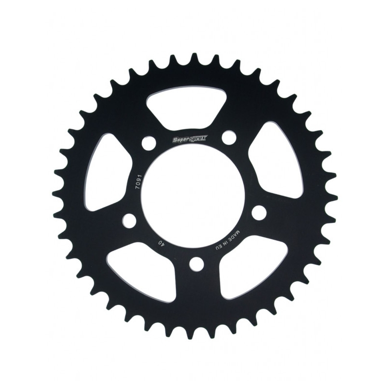 Rear ALU sprocket SUPERSPROX black 40T, 520