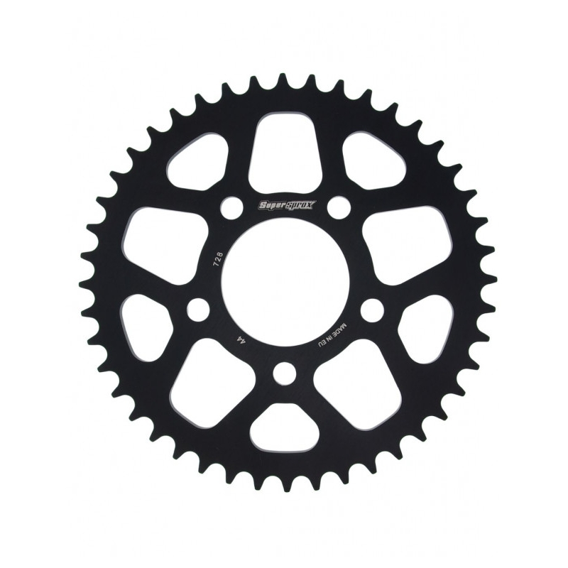 Rear ALU sprocket SUPERSPROX black 44T, 520