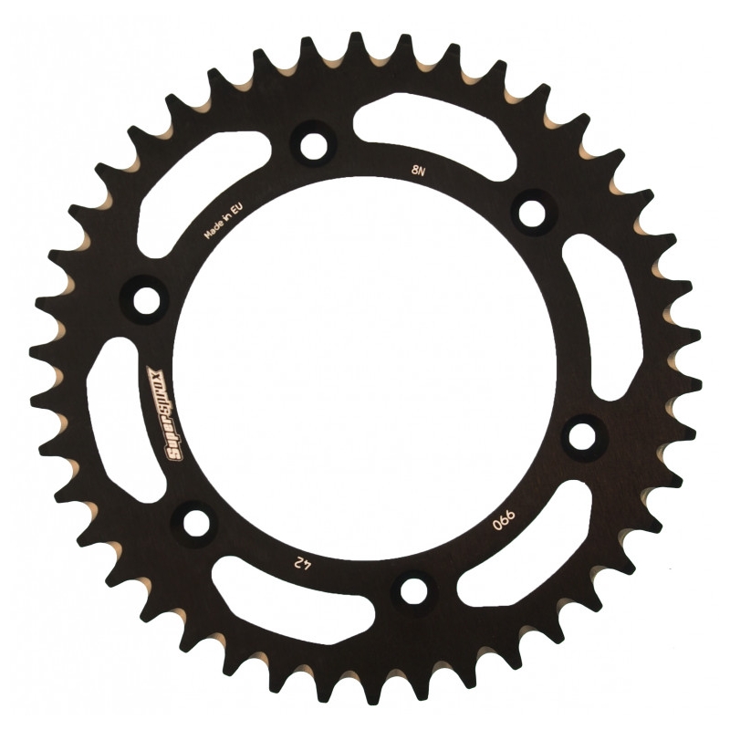 Rear ALU sprocket SUPERSPROX black 42T, 520