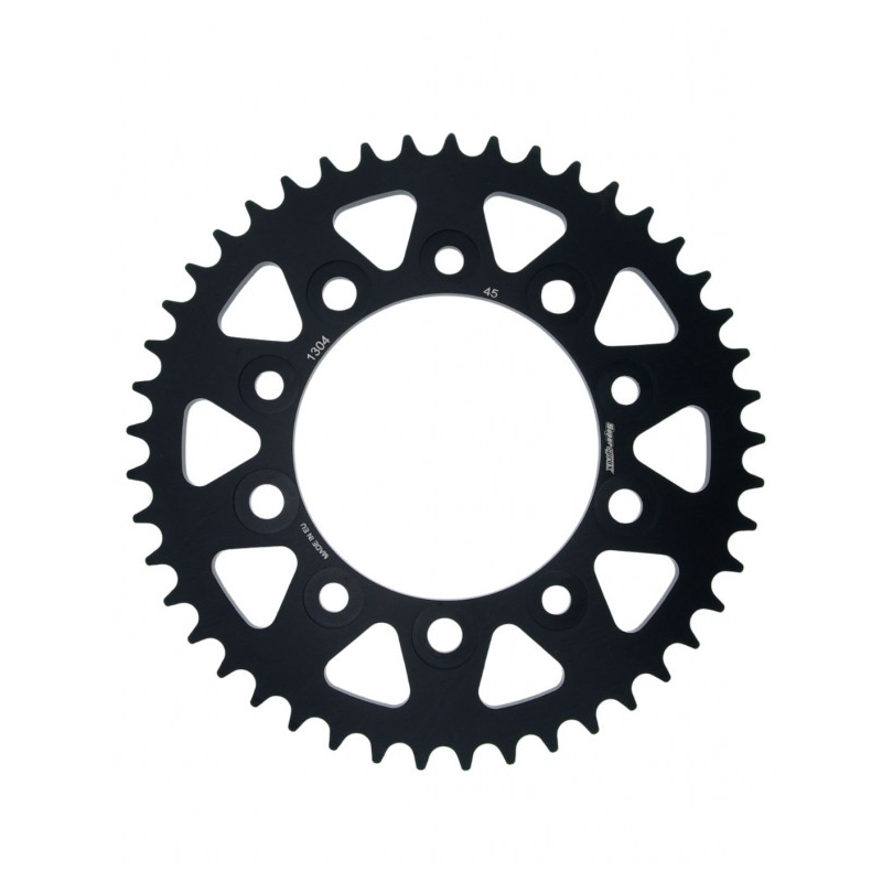 Rear ALU sprocket SUPERSPROX black 45T, 525