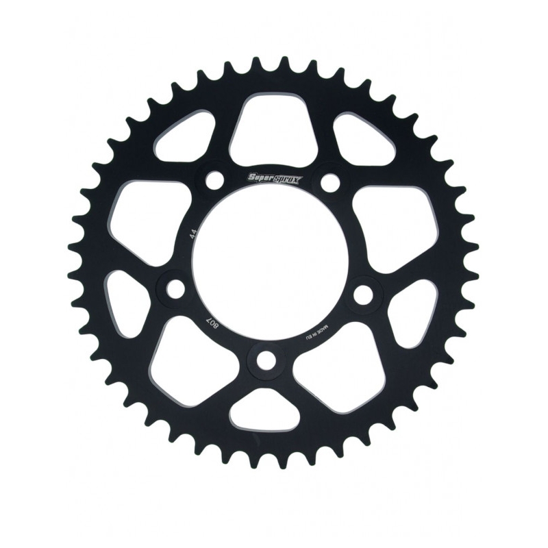 Rear ALU sprocket SUPERSPROX black 44T, 525