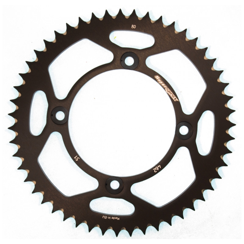 Rear ALU sprocket SUPERSPROX black