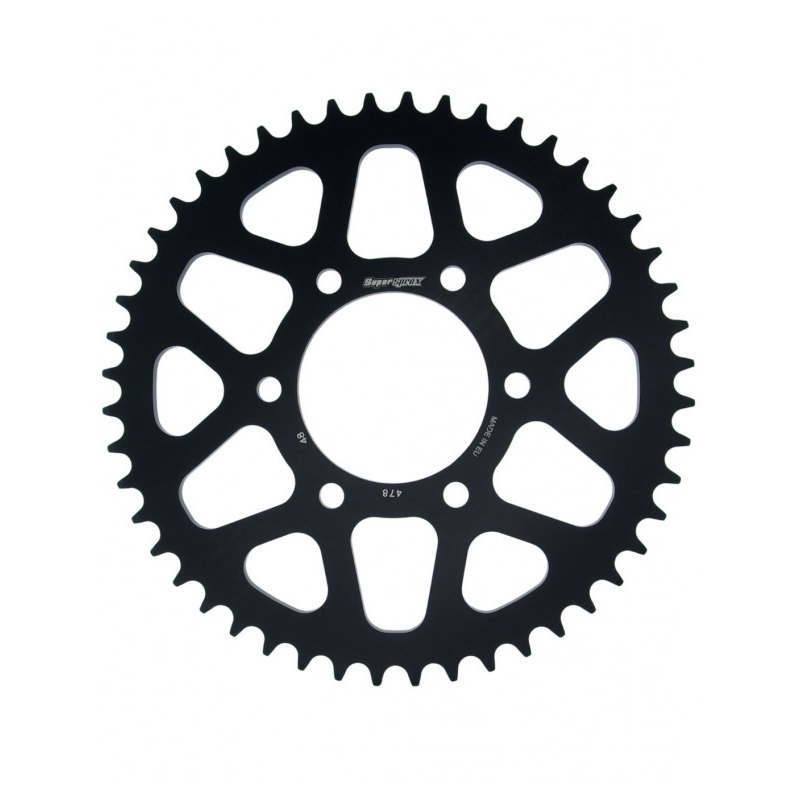 Rear ALU sprocket SUPERSPROX black 48T, 520