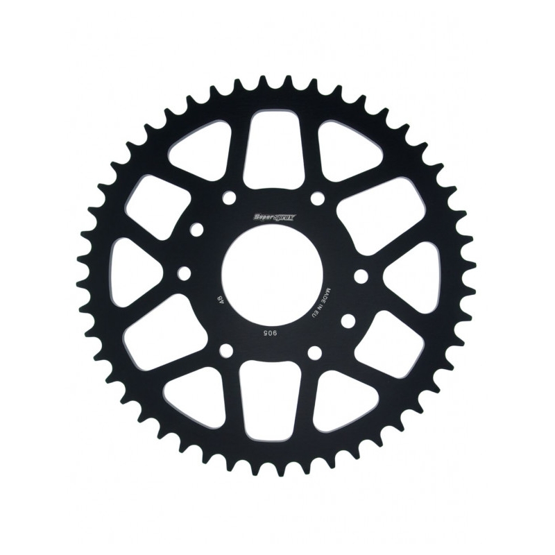 Rear ALU sprocket SUPERSPROX black 48T, 520