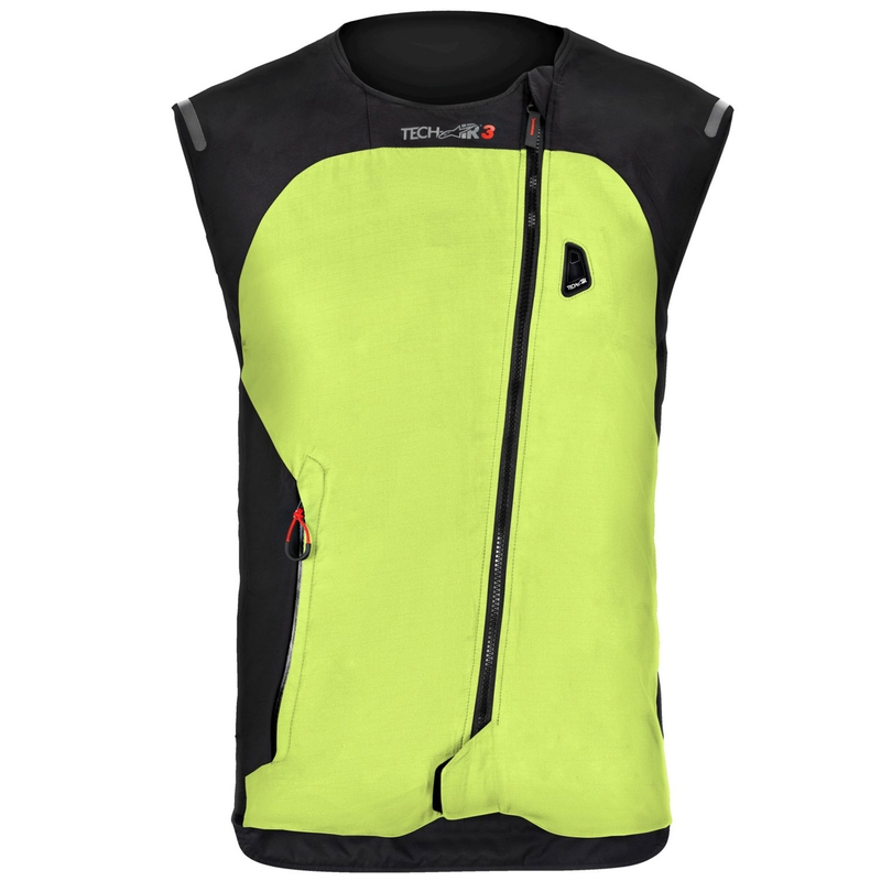 Kamizelka z poduszką powietrzną Alpinestars Tech-Air®3 V2 w kolorze żółto-czarnym fluorescencyjnym