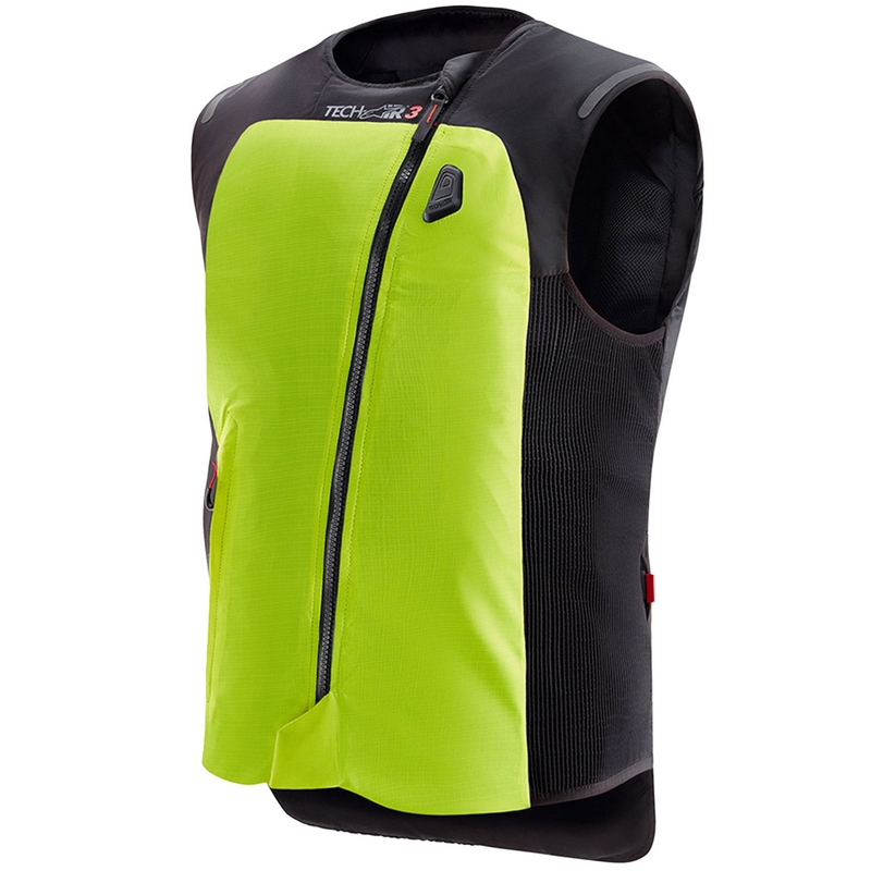 Kamizelka z poduszką powietrzną Alpinestars Tech-Air®3 V2 w kolorze żółto-czarnym fluorescencyjnym
