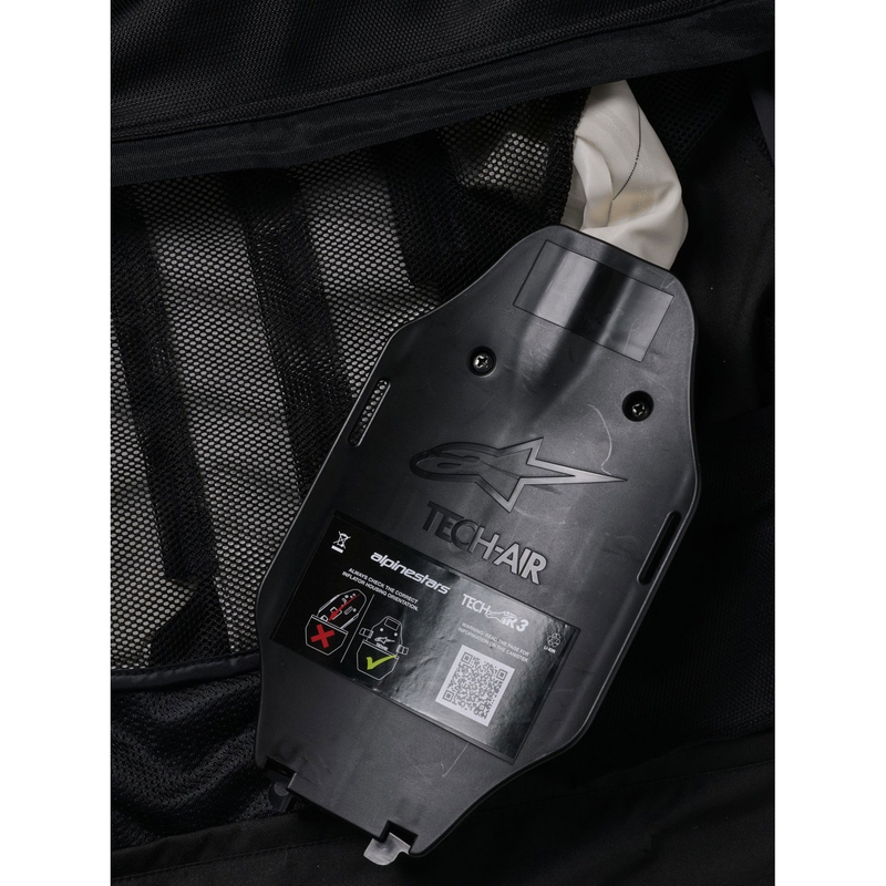 Kamizelka z poduszką powietrzną Alpinestars Tech-Air®3 V2 w kolorze żółto-czarnym fluorescencyjnym