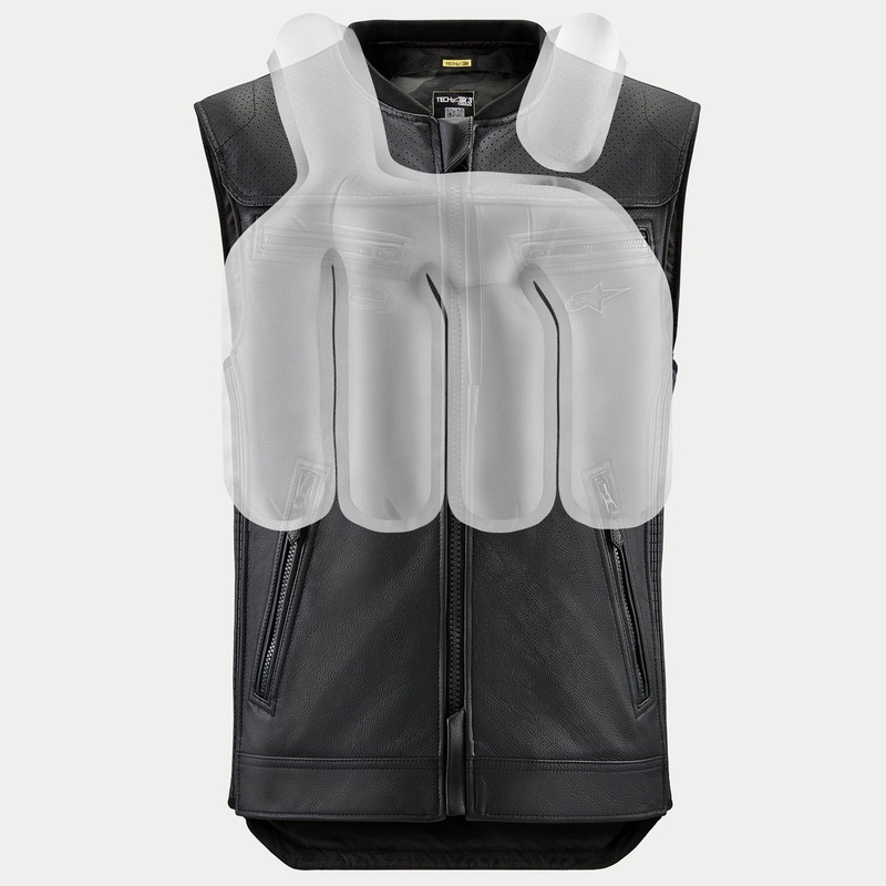 Kamizelka z poduszką powietrzną Alpinestars Tech-Air®3 V2 w kolorze czarnym