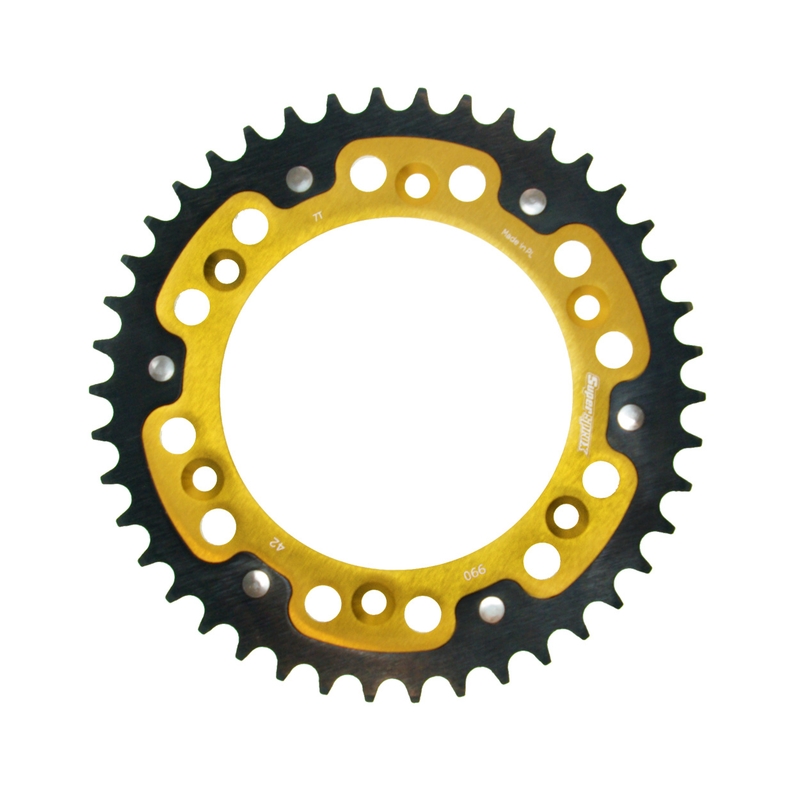 Rear sprocket SUPERSPROX STEALTH gold 42T, 520