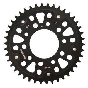 Rear sprocket SUPERSPROX STEALTH RST-1332:42-BLK black 42T, 525