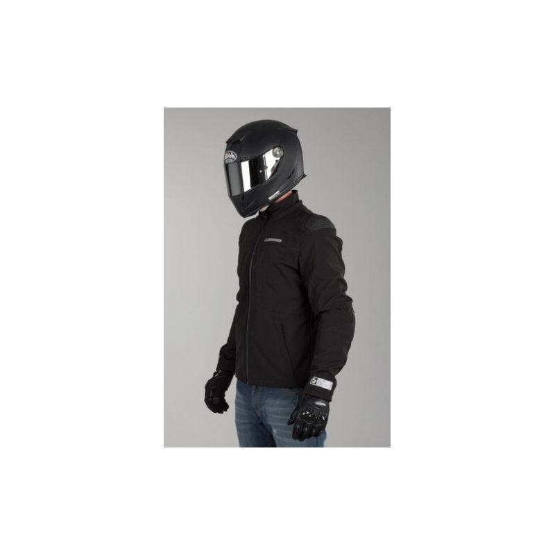 Kurtka motocyklowa Booster Basano czarna wyprzedaż
