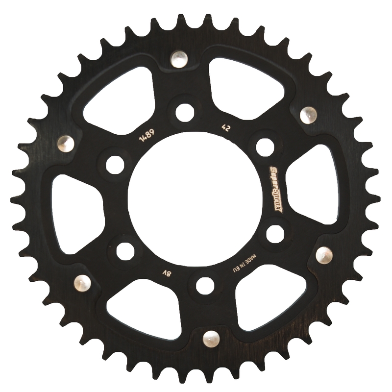 Rear sprocket SUPERSPROX STEALTH black 42T, 525