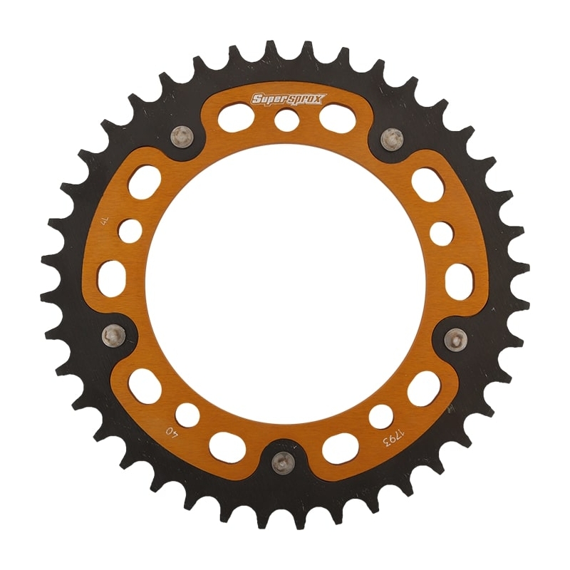 Rear sprocket SUPERSPROX STEALTH gold 40T, 520