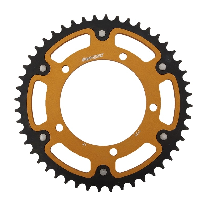 Rear sprocket SUPERSPROX STEALTH gold 48T, 520